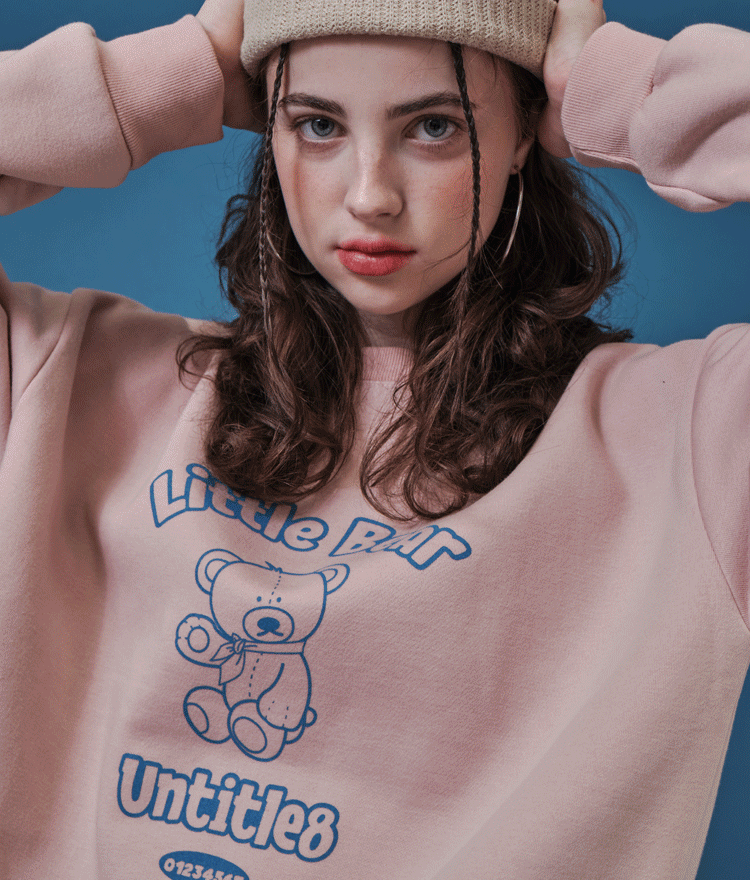 UNTITLE8LITTLE BEAR Print Sweatshirt