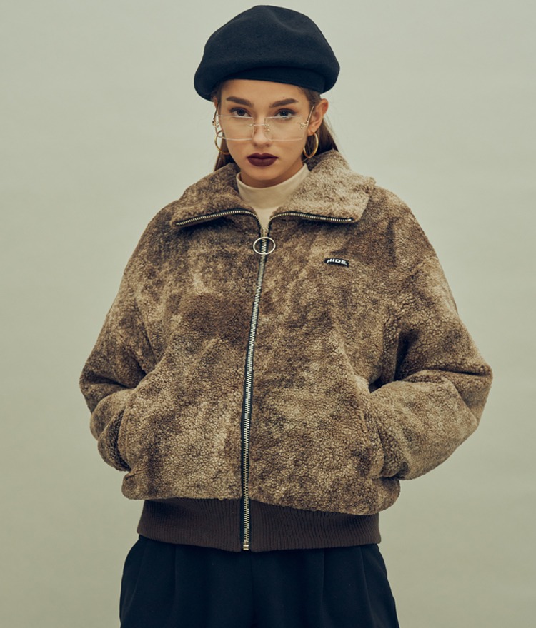 HIDEBrown Sherpa Fleece Jacket