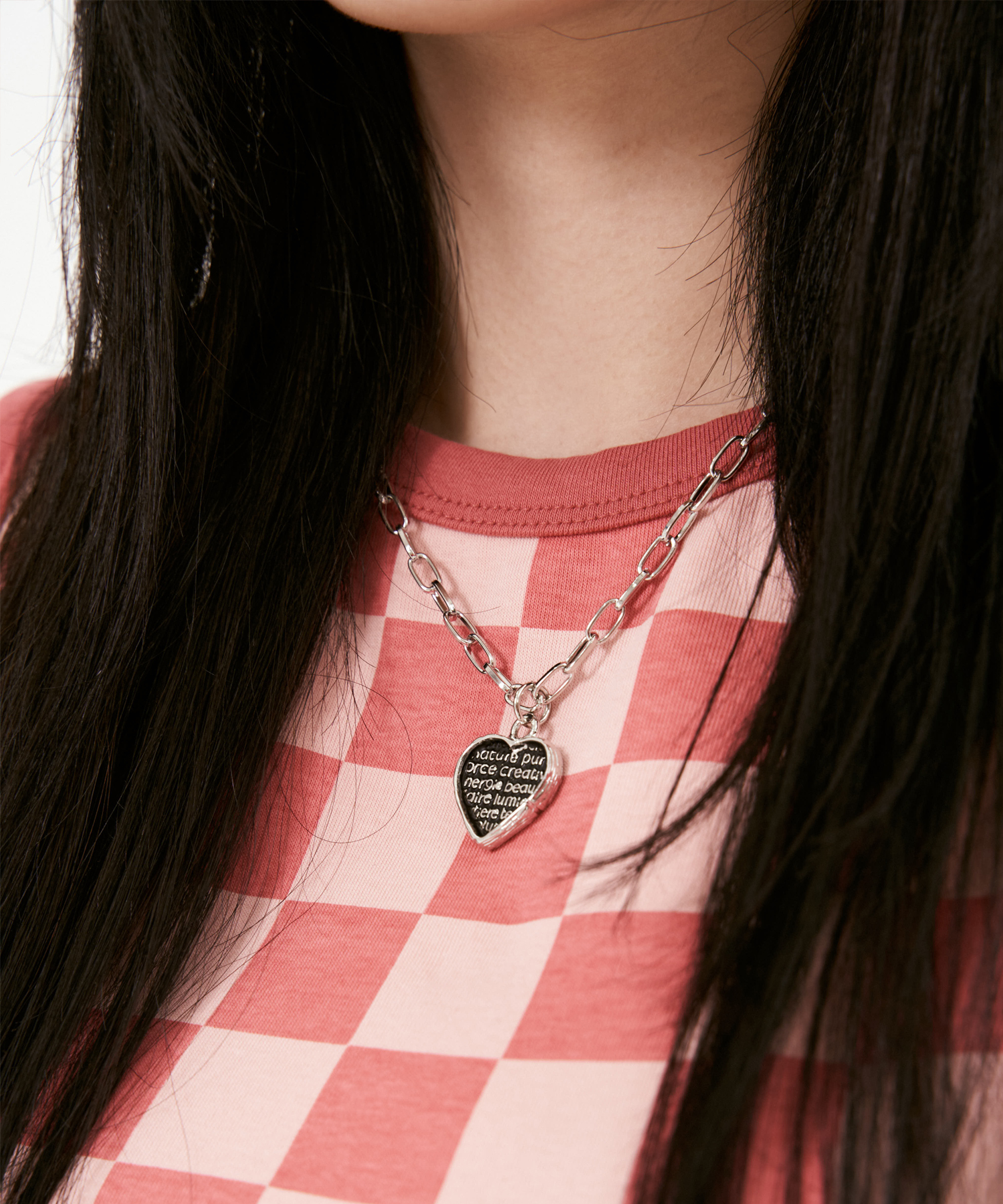 61383 Heart Pendant Necklace