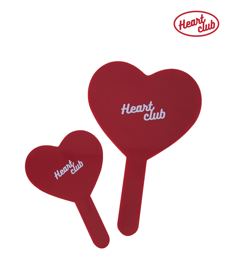 HEART CLUBHeart-Shaped Handheld Mirror