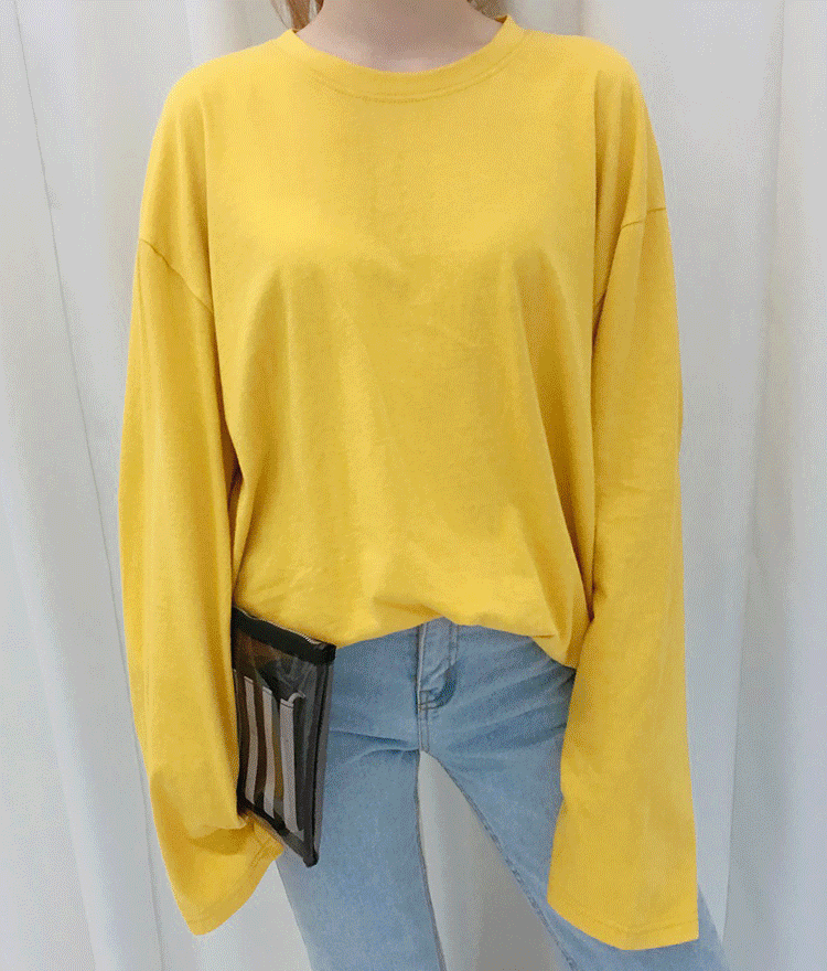 Cotton Extended Sleeve T-Shirt