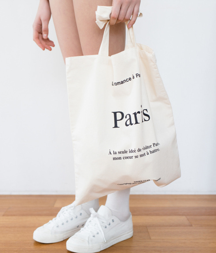 Paris Lettering Eco-bag