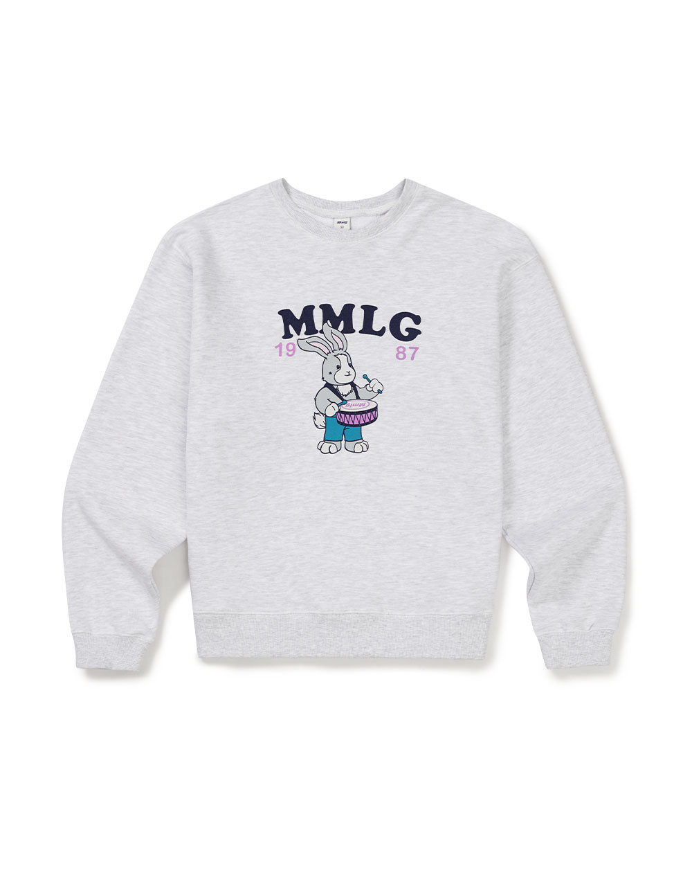 ★MMLG★ Mmlg Mm FAMILY SWEAT ASH GREY MMLGBC2T007 87MM 공식 온라인 스토어