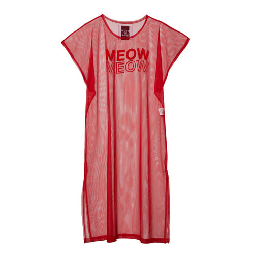 Mesh Dress (Red)