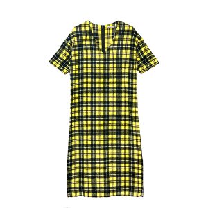 V-neck Check OPS [YELLOW]