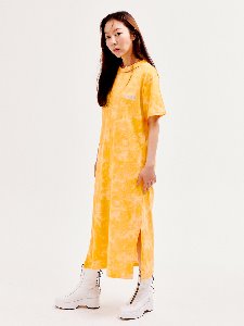 Tie-dye ripped hole OPS [Yellow]