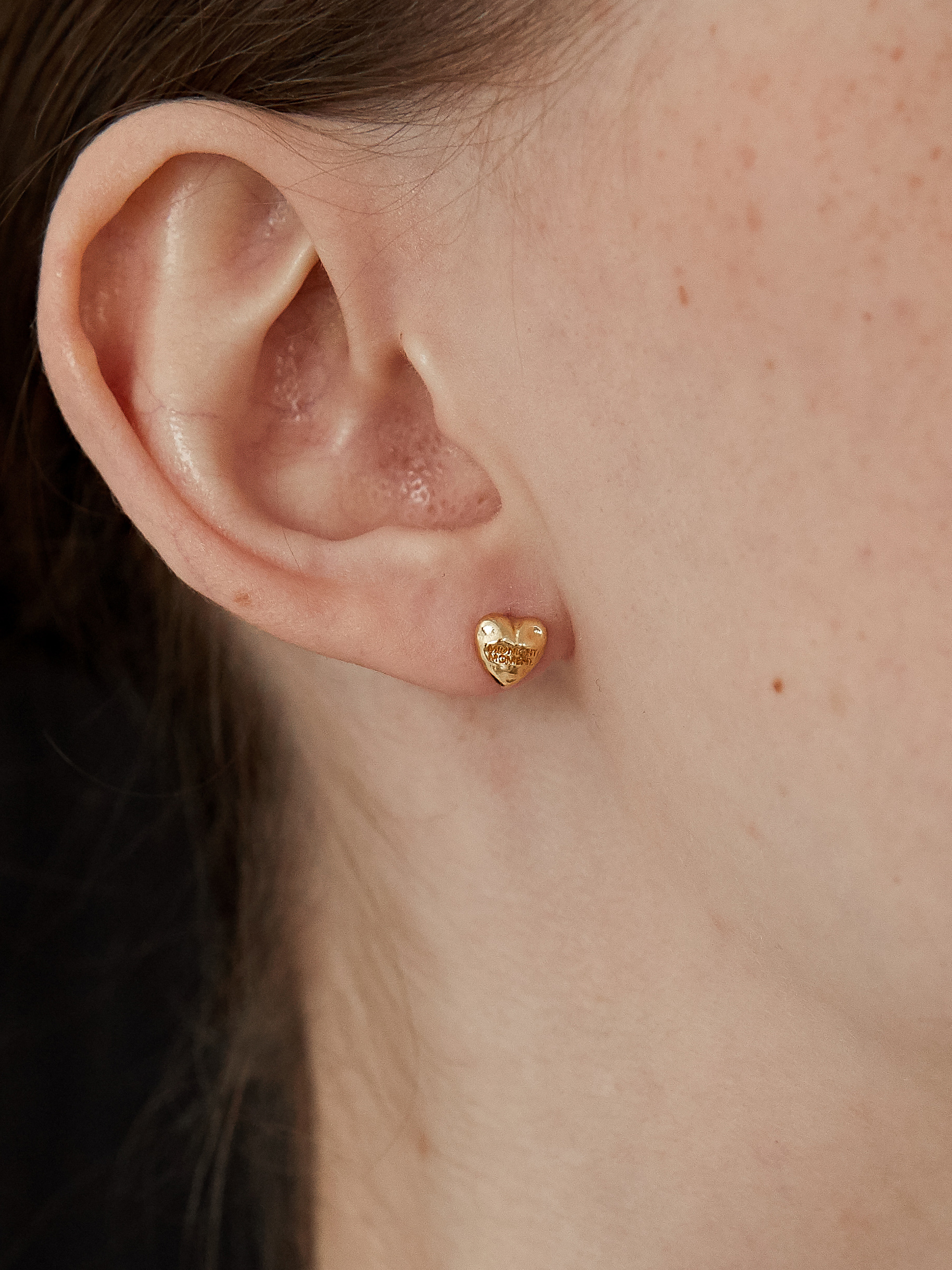 Bumpy petit earring - gold