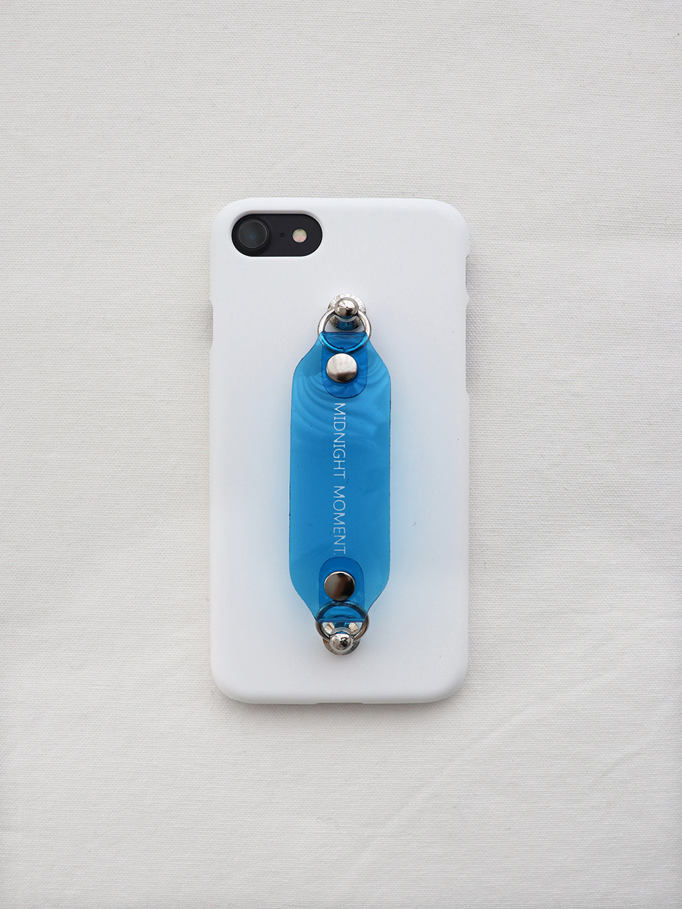 clear case - blue