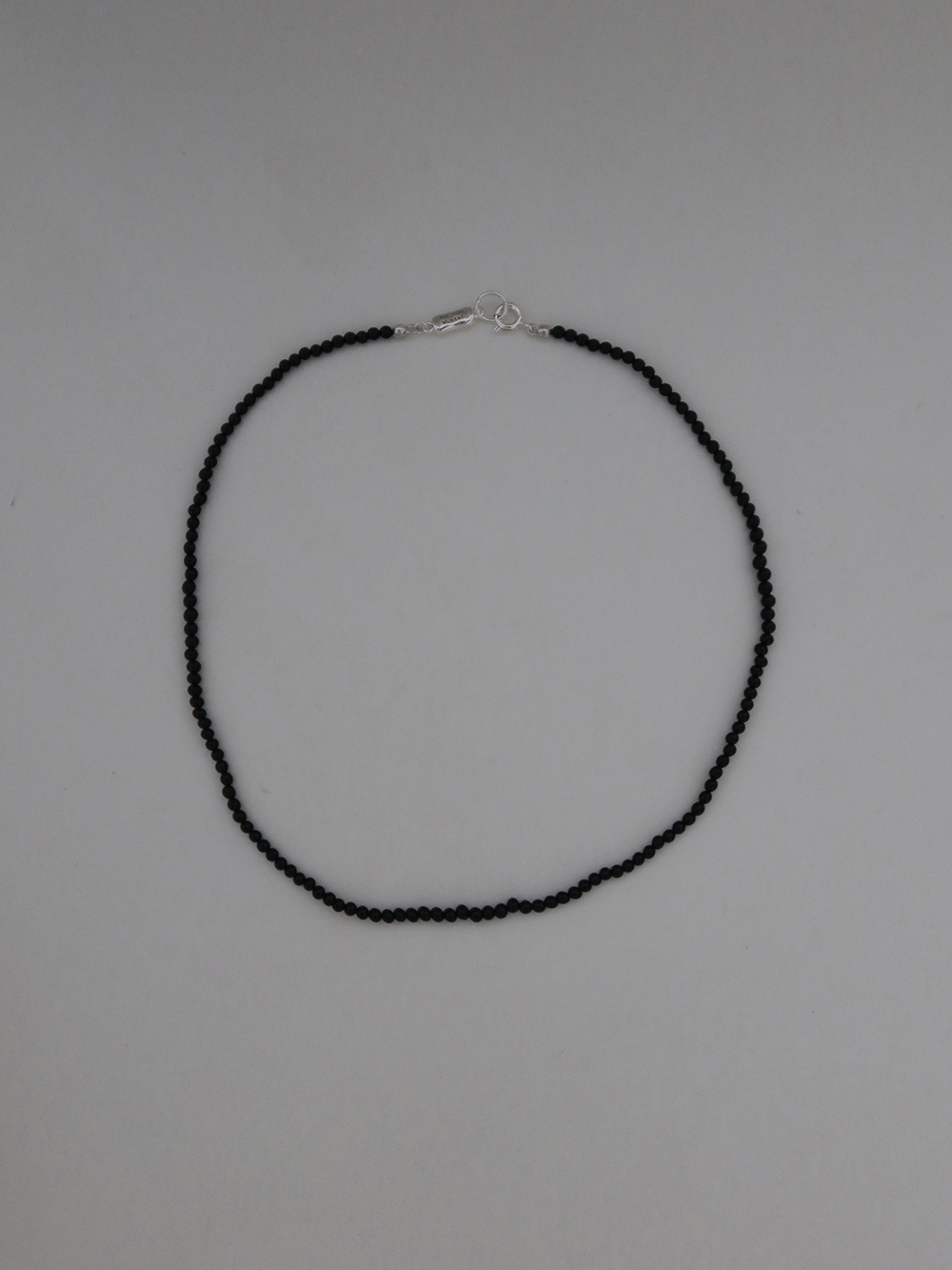 thin onyx necklace
