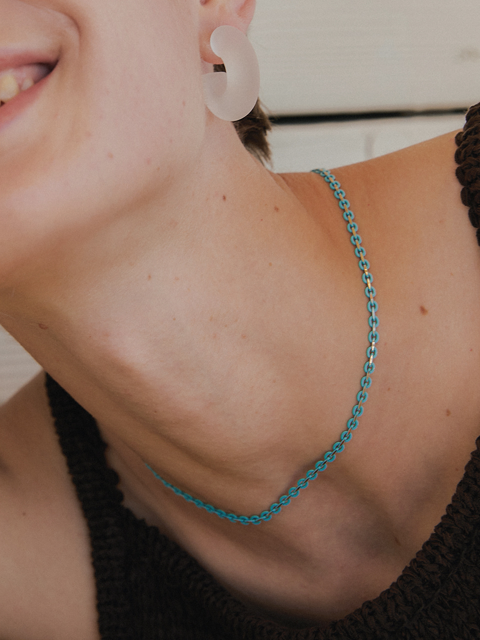 graze necklace - blue