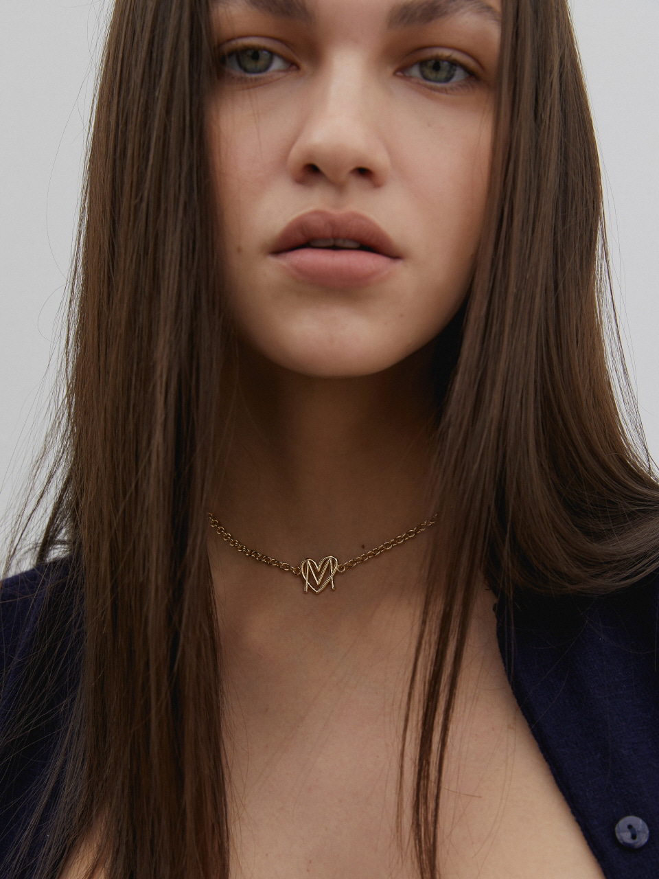 love symbol necklace - gold