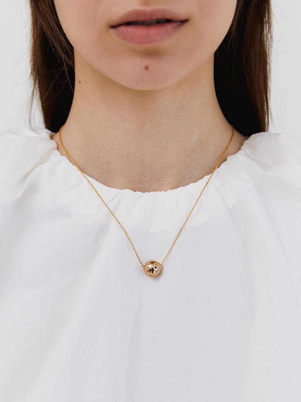 cosmic pierce necklace - gold
