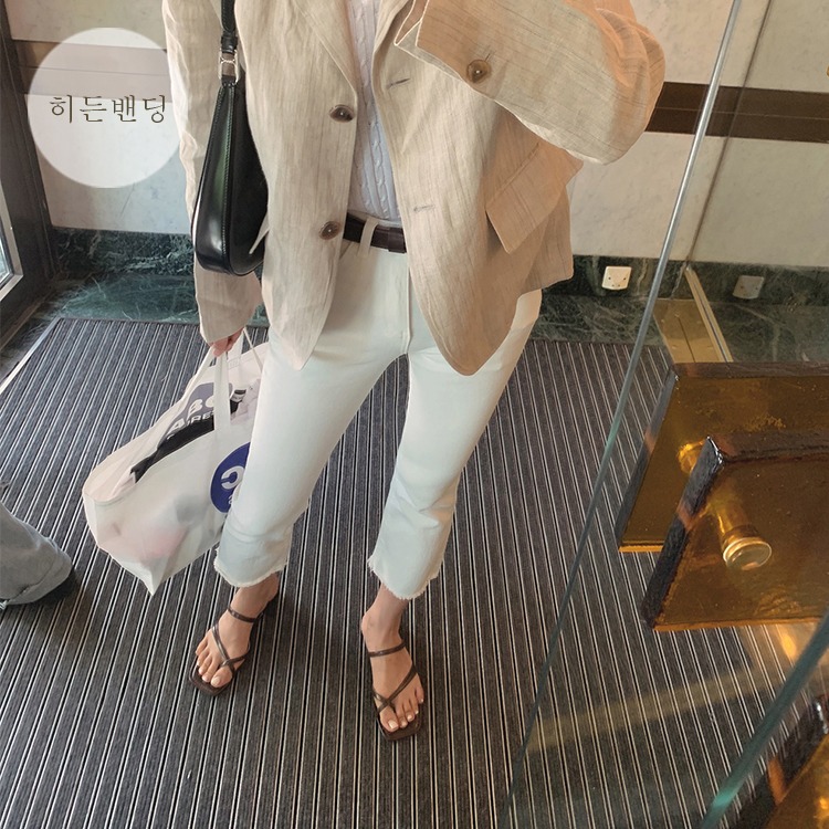 セミブーツカットクロップドパンツ Mocobling Mocobling モコブリング 女子力高い韓国ファッション通販