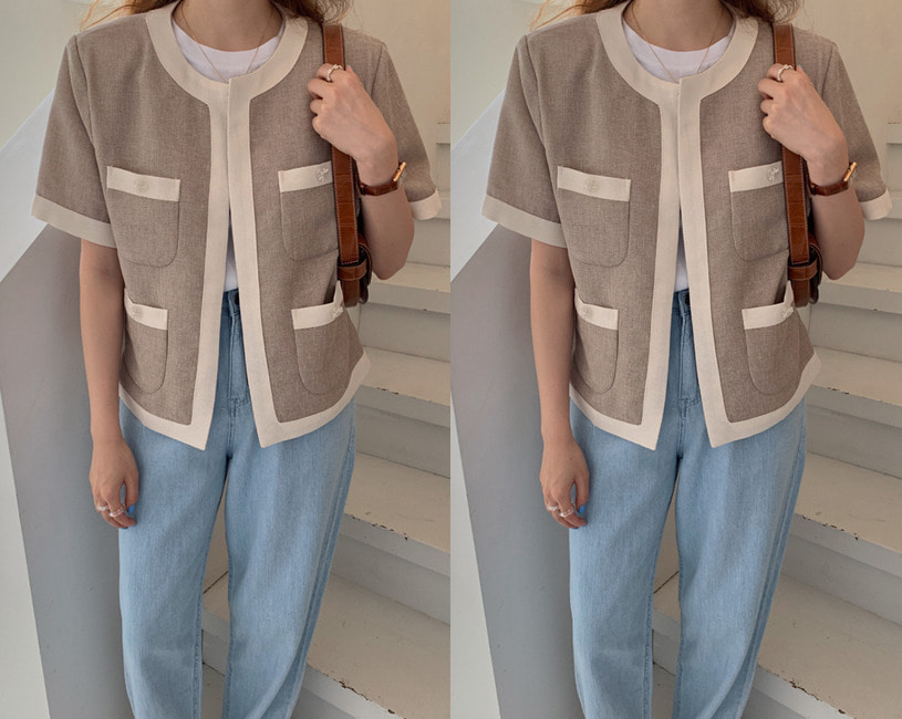 [SALE 30%+ 당일발송] Amy jacket (beige)