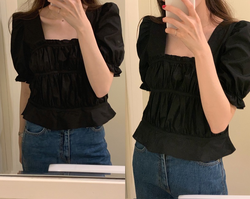 Playa blouse (black)
