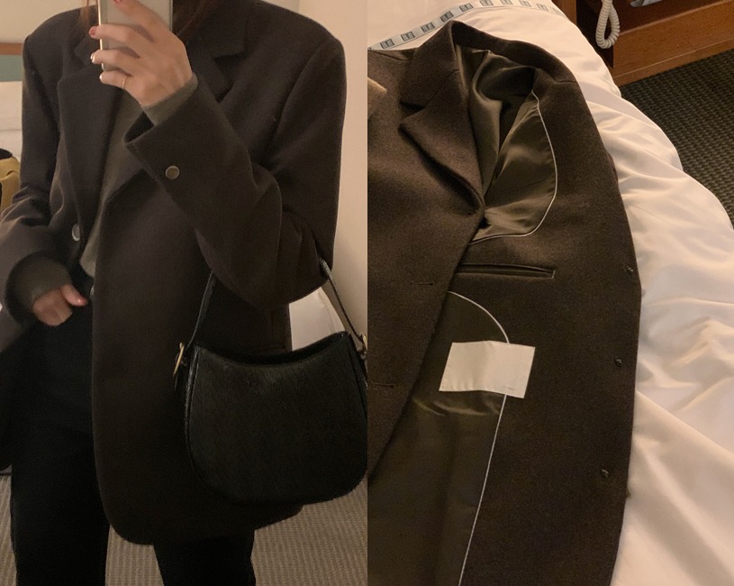 [오트 당일출고][울 50%] Leo wool jacket (3color)