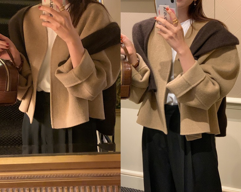 [울 90%] Luto handmade jacket (베이지)