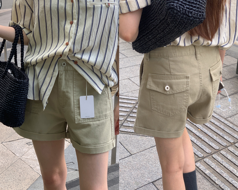 [블랙m 당일출고] Kafe short pants (3color)