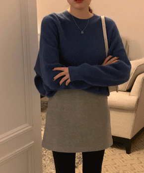 [울 90%] Greta skirt (3color)