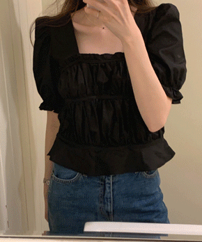 Playa blouse (black) ★재입고기념! 주말까지 5% 할인적용:)