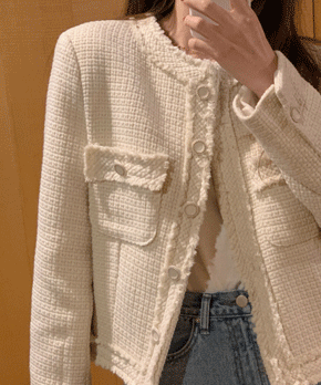 [단독] Bruco tweed jacket (2color)