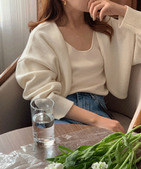 Shell cardigan (3color)