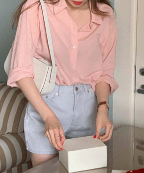 [단독] Felice shirts/blouse (핑크)