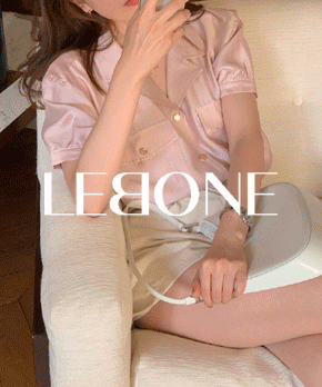 [LEBONE] Monea blouse (short ver) (핑크)(1차수량소진/예약주문/5~7일이상소요)
