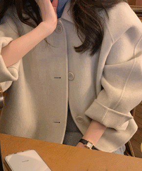 [울 90%] Citron handmade jacket (오트밀)
