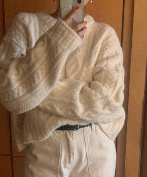 [아이보리 당일출고] Aein knit (2color)