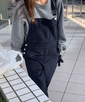 Noey overall (네이비)(지연/2월중순입고)