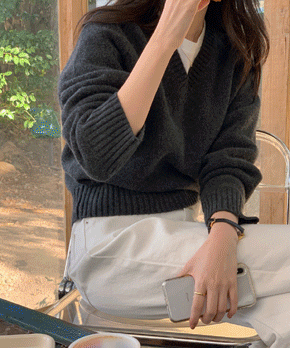 [울 100%] Semon knit (3color)