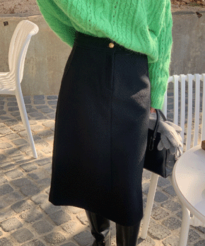Laver wool skirt (2color)