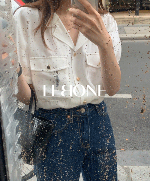 [LEBONE] Monea blouse (short ver) (아이보리)