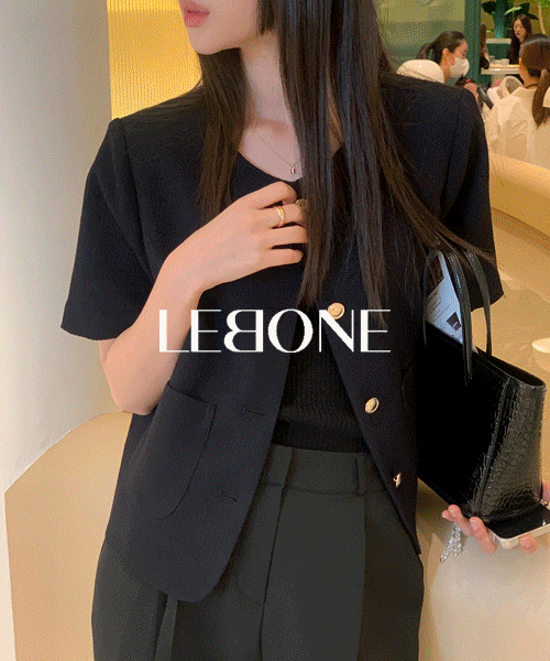 [LEBONE] Lia tweed jacket  (네이비)