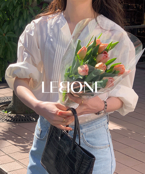 [LEBONE] Baon blouse (アイボリー)