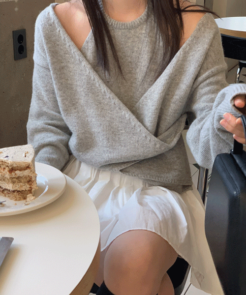 [메리노울 50%] Planium knit (3color)