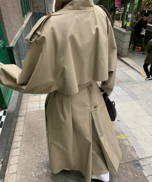 [당일출고] [라이오셀 45%] Sebrary trench coat (2color)