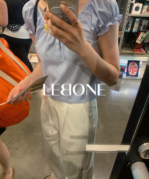 [LEBONE] Angelly blouse (스트라이프) ★5/23 목요일 오후 6시까지 10% 할인적용:)