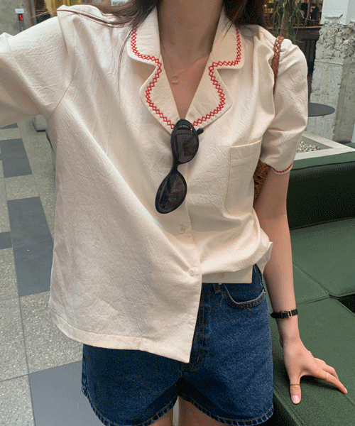 Dipper shirts (레드) ★5/23 목요일 오후 6시까지 5% 할인적용:)