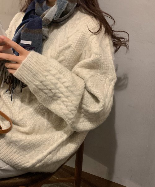 Leau knit (4color)(지연/7일이상소요)