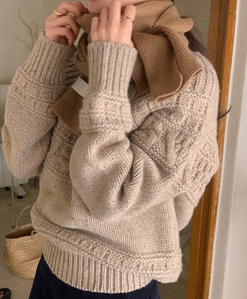 [울 65%] Soum knit (3color)