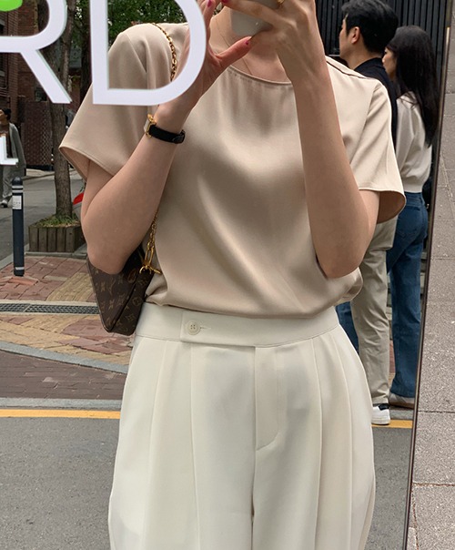 [베이지 당일출고] Miso blouse (2color)