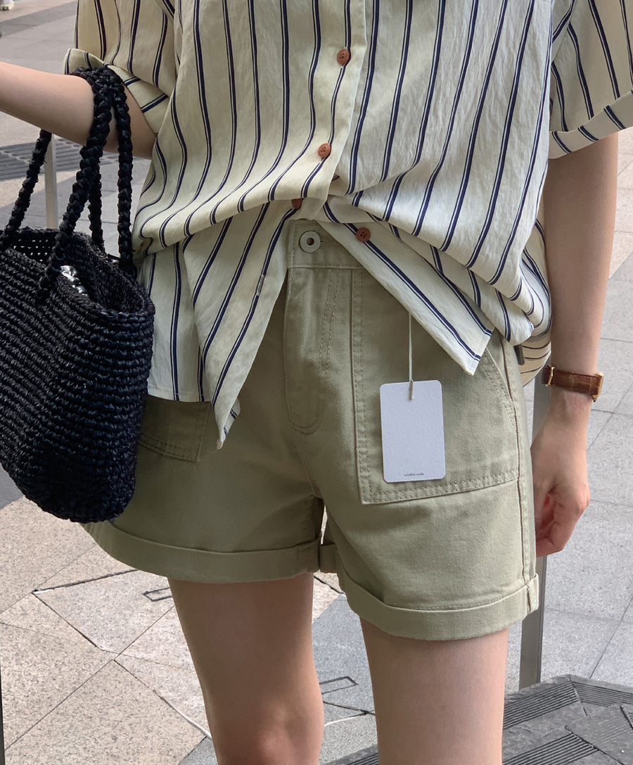 [블랙m 당일출고] Kafe short pants (3color)
