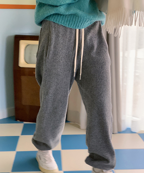[울 40%] Luhas wool jogger pants (3color)
