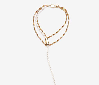[Monday Edition] Dropped Pearl Chain Necklace (30%off)