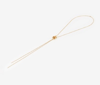 [Monday Edition] simple long zipper necklace (50%off)