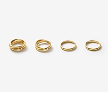 [Monday Edition] Simple Mobius Ring Set (10%off)