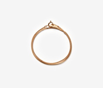 [MEdMAN] golden thin chain blacelet