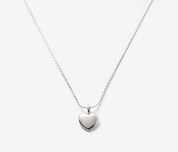 [usual ME] Pounding Heart Simple Necklace 